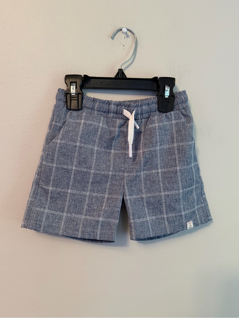 Me & Henry Gray Windowpane Swim Trunks